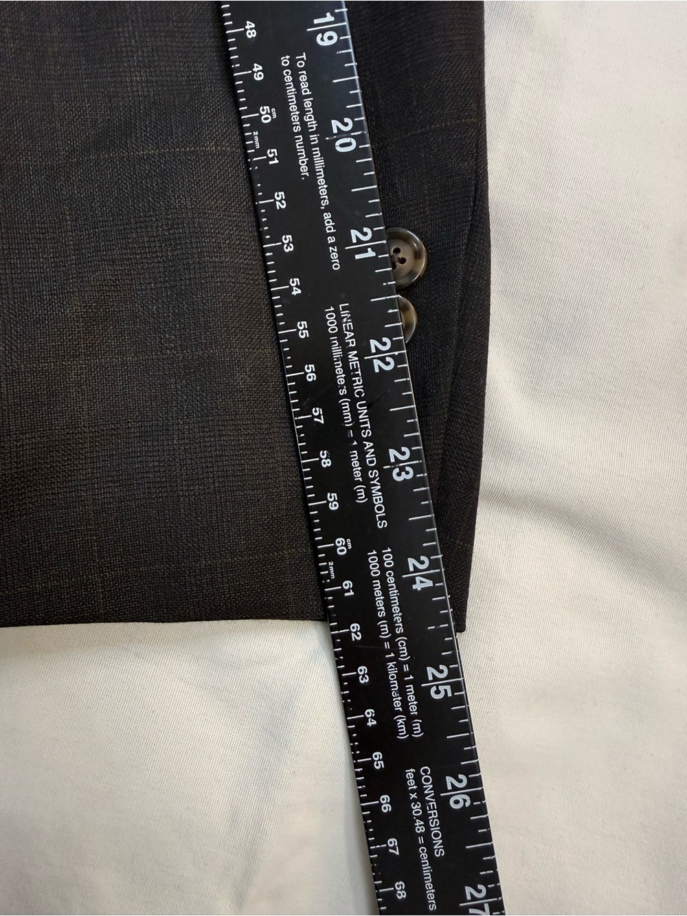 Jos. A. Bank Men's Dark Charcoal Windowpane Two-Button Sport Coat - Picture 5 of 15